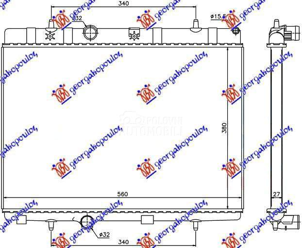 HLADNJAK MOTORA BENZIN/DIZEL (