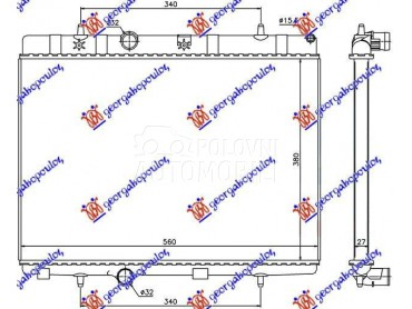 HLADNJAK MOTORA BENZIN/DIZEL ( za Citroen C3 Aircross od 2021. do 2025. god.