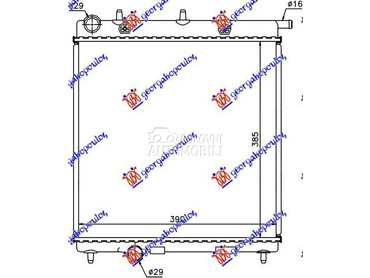 HLADNJAK MOTORA 1.4 DIZEL (38x za Citroen C4 Cactus od 2018. do 2025. god.