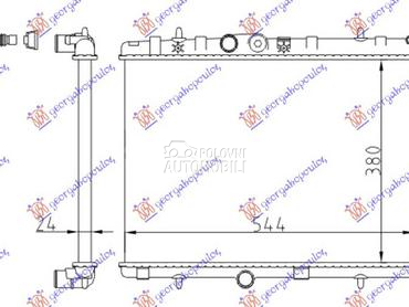 HLADNJAK MOTORA BENZIN/DIZEL ( za Citroen C4 Cactus od 2014. do 2018. god.