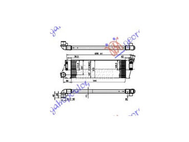 HLADNJAK INTERKULERA 1.5-1.9 D za Renault Scenic od 2003. do 2009. god.
