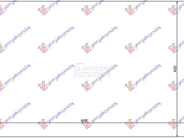 HLADNJAK KLIME 1.9 DCi (AUTO) za Renault Megane od 2003. do 2006. god.