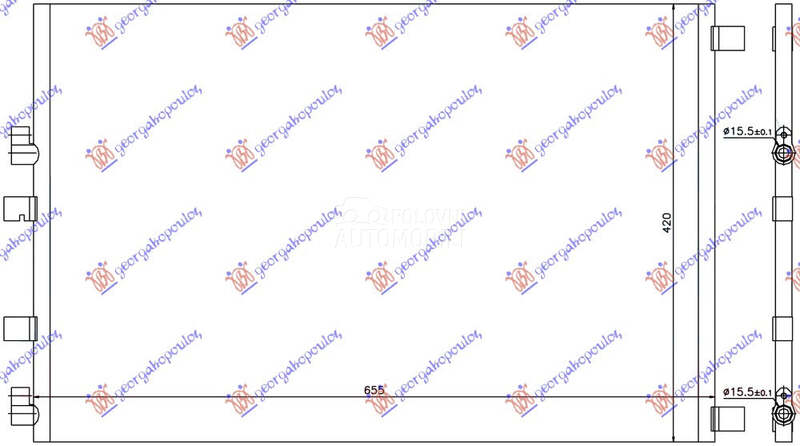 HLADNJAK KLIME 1.9 DCi (AUTO)