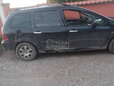 Vrata karavan u crnoj boji za Peugeot 307