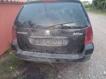 Gepek vrata u crnoj boji za Peugeot 307