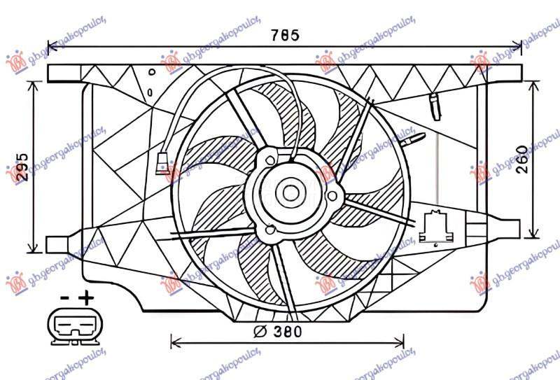 VENTILATOR KOMPLET 1.9/2.0/2.2