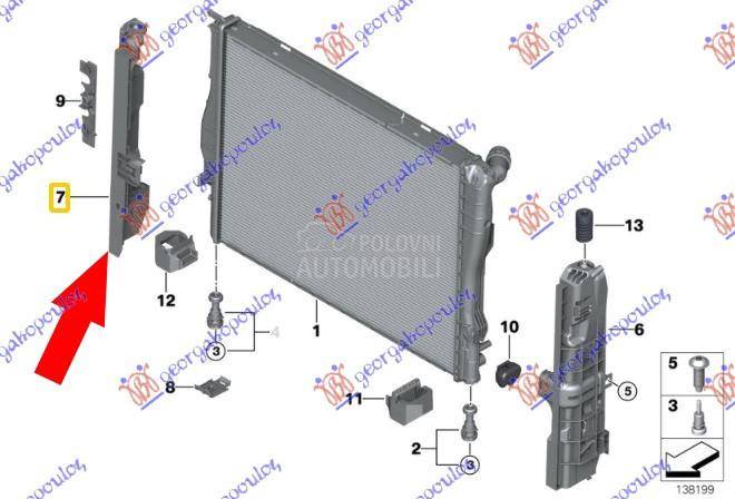 NOSAC HLADNJAKA VERTIKALNI PLA