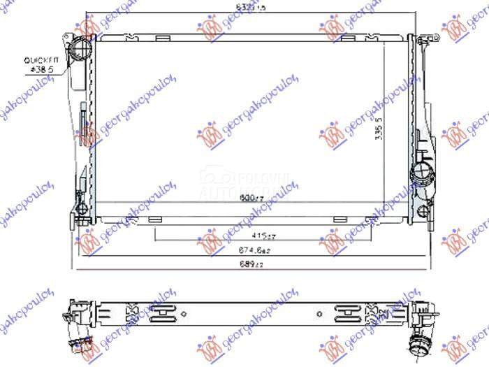 HLADNJAK MOTORA 3.0 (135i) BEN