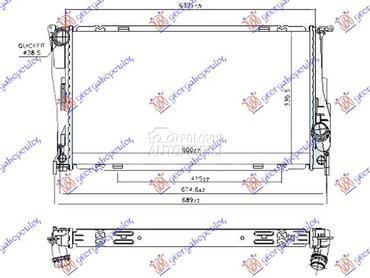HLADNJAK MOTORA 3.0 (135i) BEN za BMW X1 od 2013. do 2015. god.