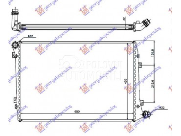 HLADNJAK MOTORA 2.0 TDi DIZEL za Seat Toledo od 2004. do 2012. god.