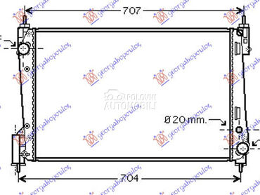 HLADNJAK MOTORA 1.3 JTD-CDTI ( za Fiat Punto od 2009. do 2012. god.