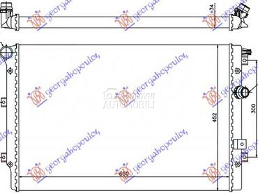 HLADNJAK MOTORA 1.4/2.0 Tsi-TF za Volkswagen Sharan od 2010. do 2025. god.