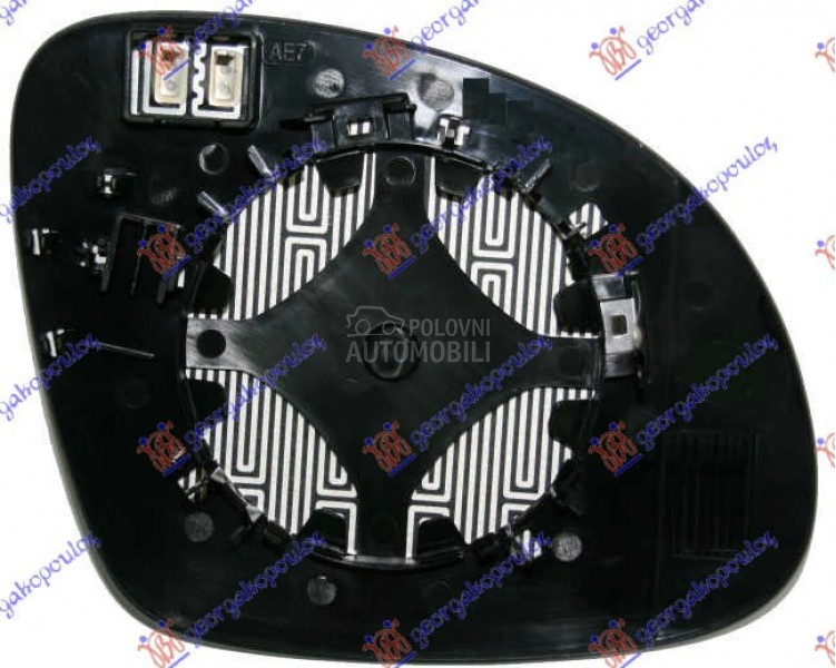 STAKLO RETROVIZORA SA GREJACEM
