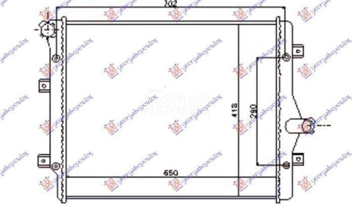 HLADNJAK MOTORA 2.0 TFSi BENZI