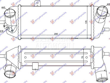 HLADNJAK INTERKULERA 1.4-1.6 C za Hyundai ix20 od 2011. do 2025. god.