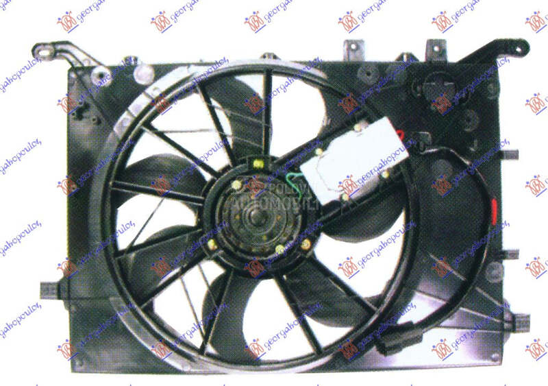 VENTILATOR HLADNJAKA KOMPLET (