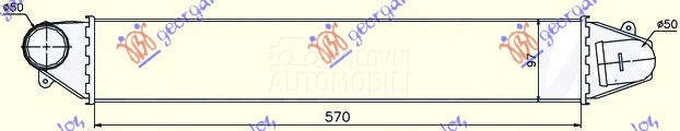 HLADNJAK INTERKULERA 1.8i 20V