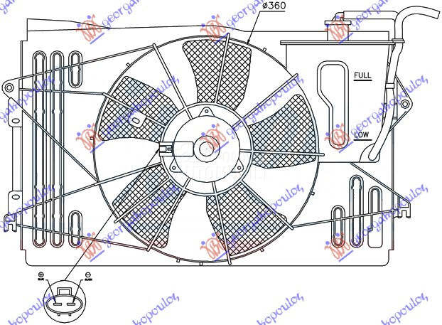 VENTILATOR KOMPLET (BENZIN) (S
