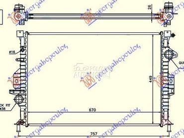 HLADNJAK MOTORA ZA SVE MODELE za Volvo V70 od 2013. do 2025. god.