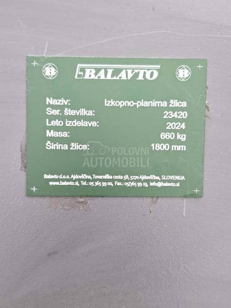 Balavto iskopno planirna kašika 1800 mm