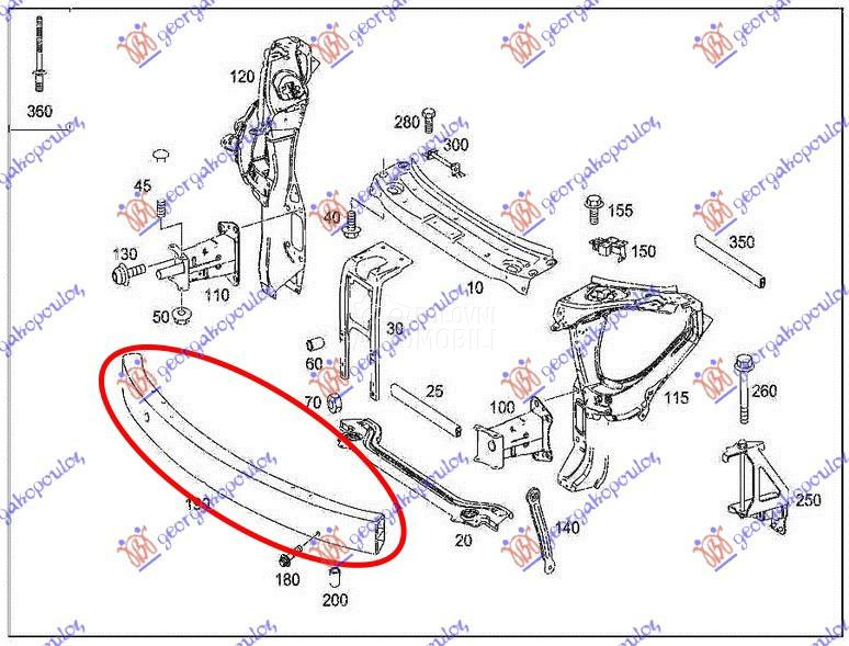 SINA PREDNJEG BRANIKA ALUMINIJ