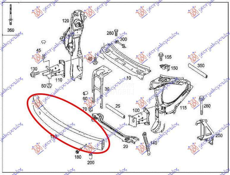 SINA PREDNJEG BRANIKA ALUMINIJ