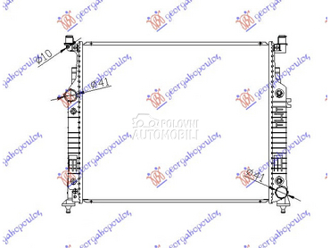 HLADNJAK MOTORA ZA SVE MODELE za Mercedes Benz R Klasa od 2010. do 2025. god.