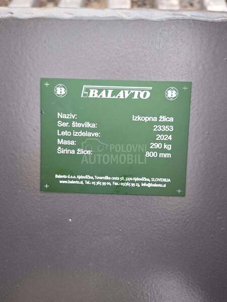 Balavto iskopna kašika 800 mm