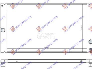 HLADNJAK MOTORA 2.4/2.5 BENZIN za Volvo C70 od 2010. do 2025. god.