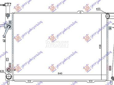 HLADNJAK MOTORA 2.0/2.7I 24V ( za Kia Sportage od 2008. do 2010. god.