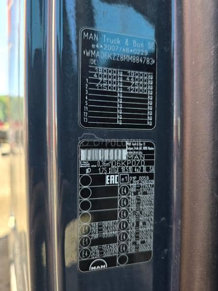 Man TGX 18.510 Dijelovi