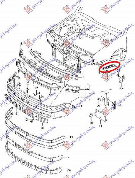 NOSAC PREDNJEG BRANIKA PLASTIC