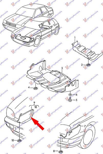 ZASTITA MOTORA PREDNJA BOCNA P