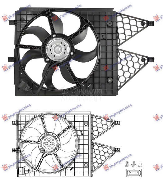 VENTILATOR KOMPLET 1.2/1.4/1.6