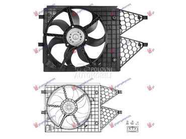 VENTILATOR KOMPLET 1.2/1.4/1.6 za Audi A1 od 2010. do 2014. god.