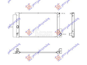 HLADNJAK MOTORA 1.3/1.4/1.6/1. za Toyota Verso od 2009. do 2013. god.
