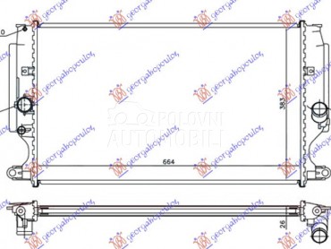 HLADNJAK MOTORA 2.0/2.2 D4D DI za Toyota Verso od 2013. do 2025. god.