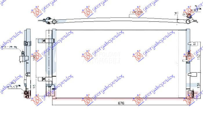 HLADNJAK KLIME 3.0 TFSi/3.2 FS