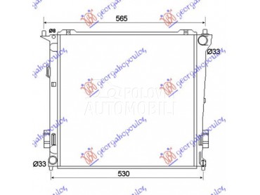 HLADNJAK MOTORA 1.6 CRDi DIZEL za Kia cee`d od 2010. do 2013. god.