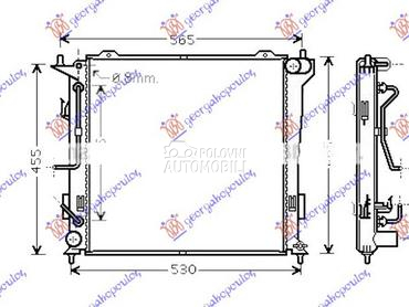 HLADNJAK MOTORA 1.6 CRDi DIZEL za Kia cee`d od 2007. do 2010. god.