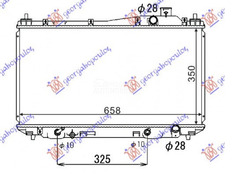 HLADNJAK MOTORA 1.4/1.6 BENZIN