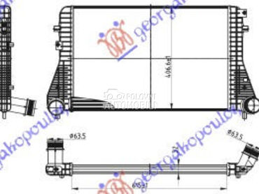 HLADNJAK INTERKULERA BENZIN-DI za Volkswagen Caddy od 2015. do 2020. god.