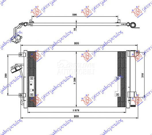 HLADNJAK KLIME BENZIN/DIZEL (6