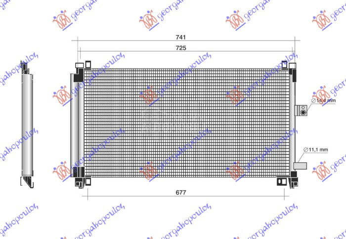 HLADNJAK KLIME 2.2 HDI/3.0 HDI