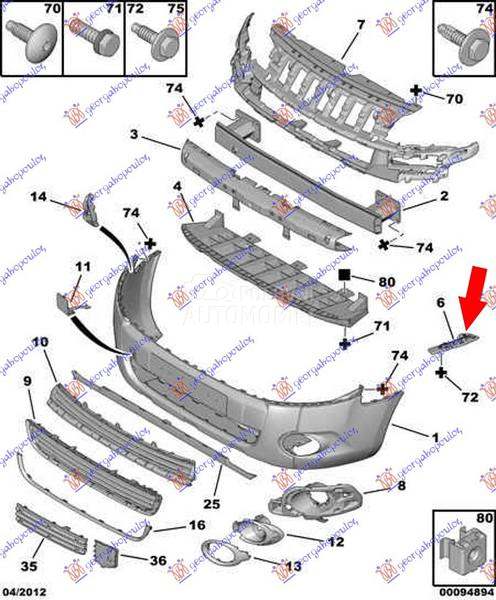 NOSAC PREDNJEG BRANIKA PLASTIC