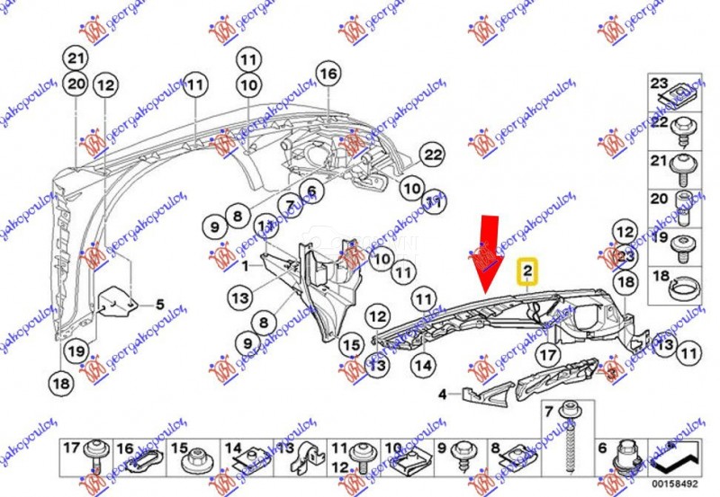 NOSAC PREDNJEG BRANIKA GORNJI
