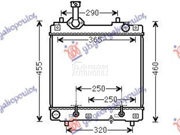 HLADNJAK MOTORA 1.0 BENZIN (AU za Nissan Pixo od 2009. do 2025. god.