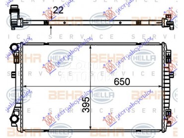 HLADNJAK MOTORA 1.0 Tsi/1.2/1. za Cupra Leon od 2020. do 2024. god.