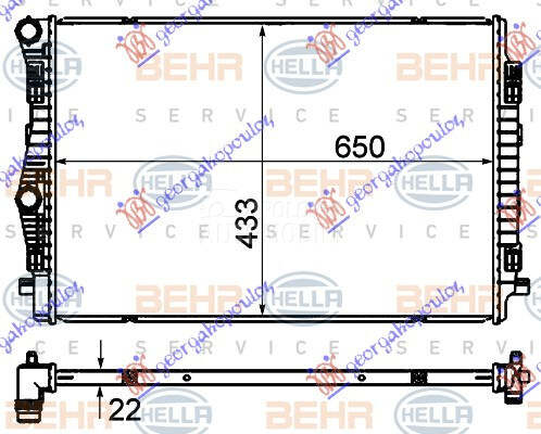 HLADNJAK MOTORA 1.4 TFSi BENZI