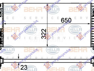 HLADNJAK MOTORA 1.2 TFSi BENZI za Seat Exeo od 2009. do 2013. god.